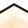 Variante Elfenbein marmoriert (261) von 1,4 mm Doppel-Passepartout - Maßanfertigung