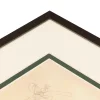 Variante Flaschengrün (286) von 1,4 mm Doppel-Passepartout - Maßanfertigung
