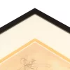 Variante Kanarienvogel (209) von 1,4 mm Doppel-Passepartout - Maßanfertigung