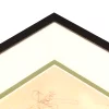 Variante Olivgrün (275) von 1,4 mm Doppel-Passepartout - Maßanfertigung