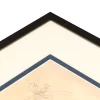 Variante Pfauenblau (231) von 1,4 mm Doppel-Passepartout - Maßanfertigung