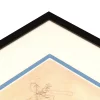 Variante Türkis (233) von 1,4 mm Doppel-Passepartout - Maßanfertigung