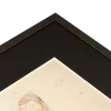 Variante Schwarz (230) von 2,3 mm Passepartout mit individuellem Ausschnitt