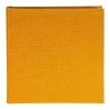 Variante gelb von Fotoalbum Summertime Trend mit 60 weißen Seiten zum Einkleben, 25x25 cm