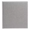 Variante grau von Fotoalbum Summertime Trend mit 60 weißen Seiten zum Einkleben, 25x25 cm