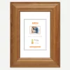 Variante Hellbraun von Holz-Bilderrahmen Lunex