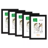 Variante Schwarz von Holz-Bilderrahmen Arox - 5er Set