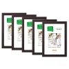Variante Schwarzbraun von Holz-Bilderrahmen Arox - 5er Set
