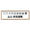 Variante Natur von Regiorahmen &quot;Frankfurt am Main&quot; mit Passepartout