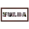 Variante Wenge von Regiorahmen &quot;Fulda&quot; mit Passepartout