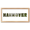 Variante Natur von Regiorahmen &quot;Hannover&quot; mit Passepartout