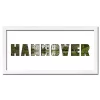 Variante Weiss von Regiorahmen &quot;Hannover&quot; mit Passepartout