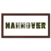 Variante Wenge von Regiorahmen &quot;Hannover&quot; mit Passepartout