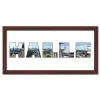 Variante Wenge von Regiorahmen &quot;Halle&quot; mit Passepartout