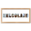 Variante Natur von Regiorahmen &quot;Helgoland&quot; mit Passepartout