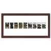 Variante Wenge von Regiorahmen &quot;Hiddensee&quot; mit Passepartout