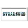 Variante Weiss von Regiorahmen &quot;Stralsund&quot; mit Passepartout