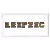 Variante Weiss von Regiorahmen &quot;Leipzig&quot; mit Passepartout