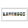 Variante Weiss von Regiorahmen &quot;Langeoog&quot; mit Passepartout