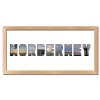 Variante Natur von Regiorahmen &quot;Norderney&quot; mit Passepartout