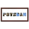 Variante Wenge von Regiorahmen &quot;Potsdam&quot; mit Passepartout