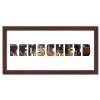 Variante Wenge von Regiorahmen &quot;Remscheid&quot; mit Passepartout