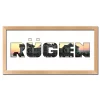Variante Natur von Regiorahmen &quot;Rügen&quot; mit Passepartout
