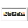 Variante Weiss von Regiorahmen &quot;Rügen&quot; mit Passepartout