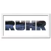 Variante Weiss von Regiorahmen &quot;Ruhr&quot; mit Passepartout