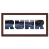 Variante Wenge von Regiorahmen &quot;Ruhr&quot; mit Passepartout