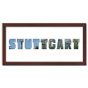 Variante Wenge von Regiorahmen &quot;Stuttgart&quot; mit Passepartout