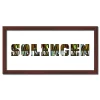 Variante Wenge von Regiorahmen &quot;Solingen&quot; mit Passepartout