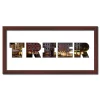 Variante Wenge von Regiorahmen &quot;Trier&quot; mit Passepartout