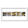 Variante Weiss von Regiorahmen &quot;Weser&quot; mit Passepartout