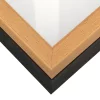 Variante Eiche-Schwarz von Unibox Bilderrahmen nach Ma&szlig;