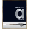 Variante Brushed Amber von Alu-Bilderrahmen Profil alpha