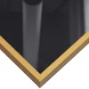 Variante Brushed Gold von Alu-Bilderrahmen Profil alpha