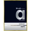 Thumbnail von Alu-Bilderrahmen Profil alpha Brushed Gold 30x40 cm