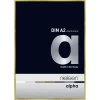Thumbnail von Alu-Bilderrahmen Profil alpha Brushed Gold 42x59,4 cm (A2)