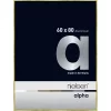 Thumbnail von Alu-Bilderrahmen Profil alpha Brushed Gold 60x80 cm