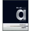 Variante Platin von Alu-Bilderrahmen Profil alpha
