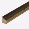 Variante Braun-Gold von Holz-Bilderrahmen Opera 25x23