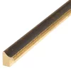 Variante Braun-Gold von Holz-Bilderrahmen Opera 15