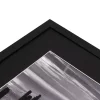 Variante Ebony von 1,4 mm Passepartout White Core mit eigenem Ausschnitt