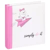 Variante rosa von Fotoalbum f&uuml;r Kinder "Simply do it" mit 50 Seiten zum Einkleben, 26x25 cm