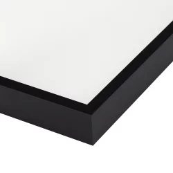 Alu-Bilderrahmen Barth NXT mit Distanzleiste, Serie 1131 Schwarz matt