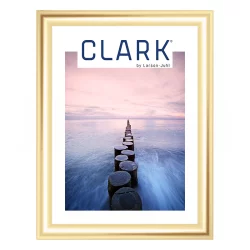 Bilderrahmen Alu-Bilderrahmen Serie 411 - Zuschnitt Gold poliert, geb&uuml;rstet