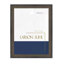 Bilderrahmen Barockrahmen MAREIS Ornament 3,2 - Sonderzuschnitt French Ebony mit Ornament