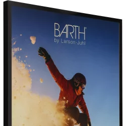 Alu-Bilderrahmen Barth, Serie 916 Light Schwarz matt