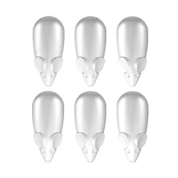 Mouse Magnets Weiß 6 Stk.